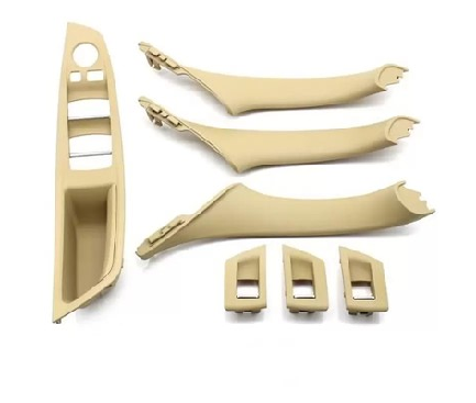 Volkswagen MW F10 LCI BEJ İÇ KAPI KOLU TUTAMAĞI AYNA KATLAMALI (2 DELİK) SET 7 PARÇA - 51417225875