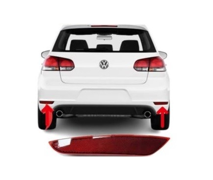 REFLEKTOR ARKA TAMPON SOL GOLF6 2009-2011 - 5K0945105A