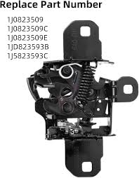 Volkswagen KAPUT KİLİDİ ÖN GOLF-BORA-1997-2005 - 1J0823509;1J0823509C;1J0823509E;1J0823593B;1J0823593C