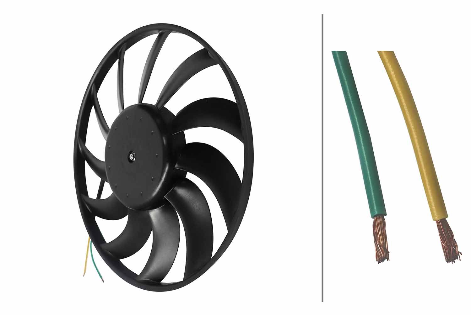 Opel Fan Motoru A6 05 > 383mm Büyük - HELLA 8EW 366 420-091