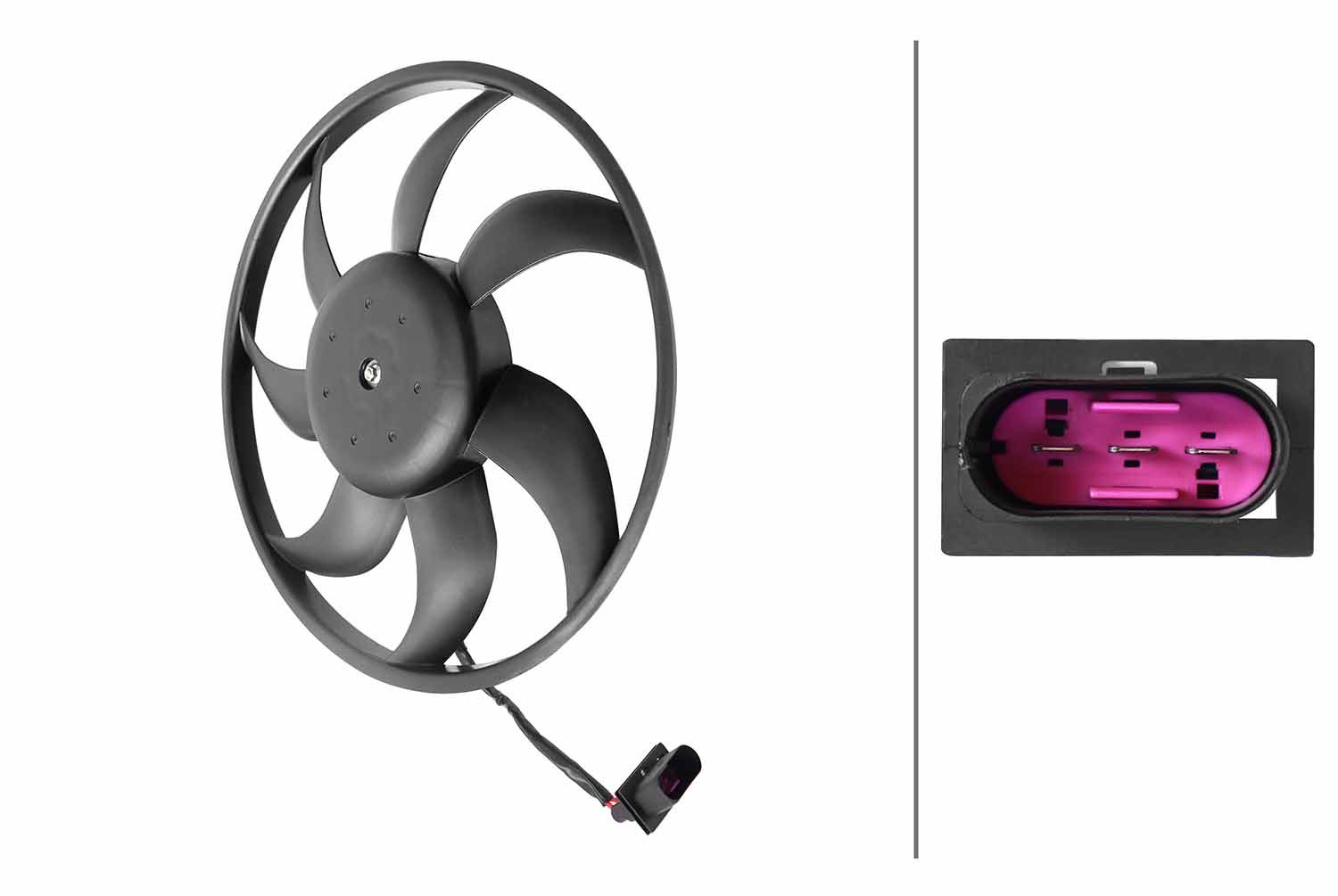 Volkswagen Fan Motoru Polo 02 > Tek - HELLA 8EW 366 420-231