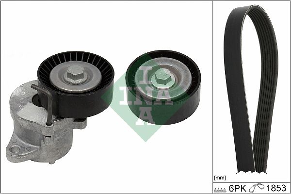 Opel V Kayış Seti - INA 529 0351 10