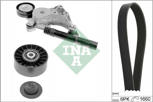 Volkswagen V Kayış Seti 532 0330 10 + 6Pk1660 - INA 529 0471 10