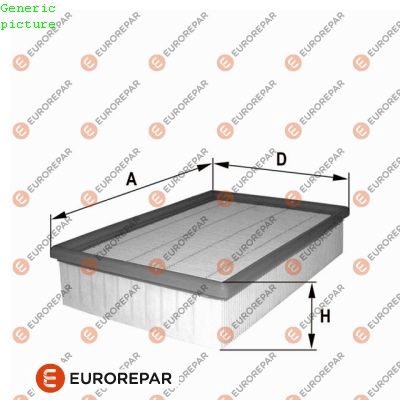 Volkswagen Hava Filtresi - EUROREPAR 1680344180