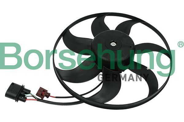 Volkswagen Fan Motoru Büyük 363 Çap (300 Volt) Golf5-Golf6-Jetta-A3-Leon-Caddy 2004 > - BORSEHUNG B11499