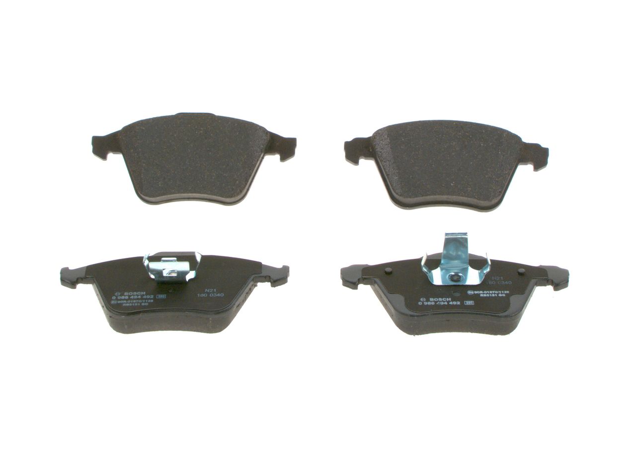 Opel Ön Fren Balatası (S40-V50-C30-V40) (04-19) (16,5) (Rc03-Cmfrt) - BOSCH 0986494492