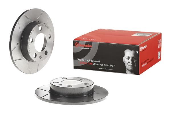Volkswagen Fren Diski Arka Max (VW Golf 98-06 Polo 02-Audi A1 19-Seat Ibiza 02 -) Max | 2 Adet Takım - BREMBO 08.7165.75
