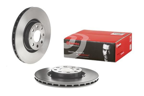 Opel Fren Diski Ön Havalı-(Fiat Grande Punto 1.4T-Jet 1.3 JTD 1.9 JTD / Opel Corsa D 1.3 CDTI) - BREMBO 09.4939.31