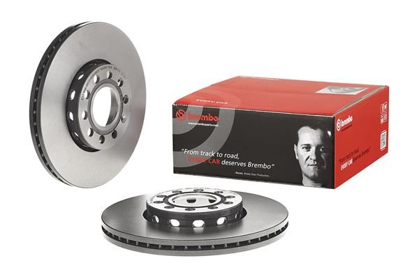 Volkswagen Fren Diski Ön UV Coated Audi | 2 Adet Takım - BREMBO 09.5745.21