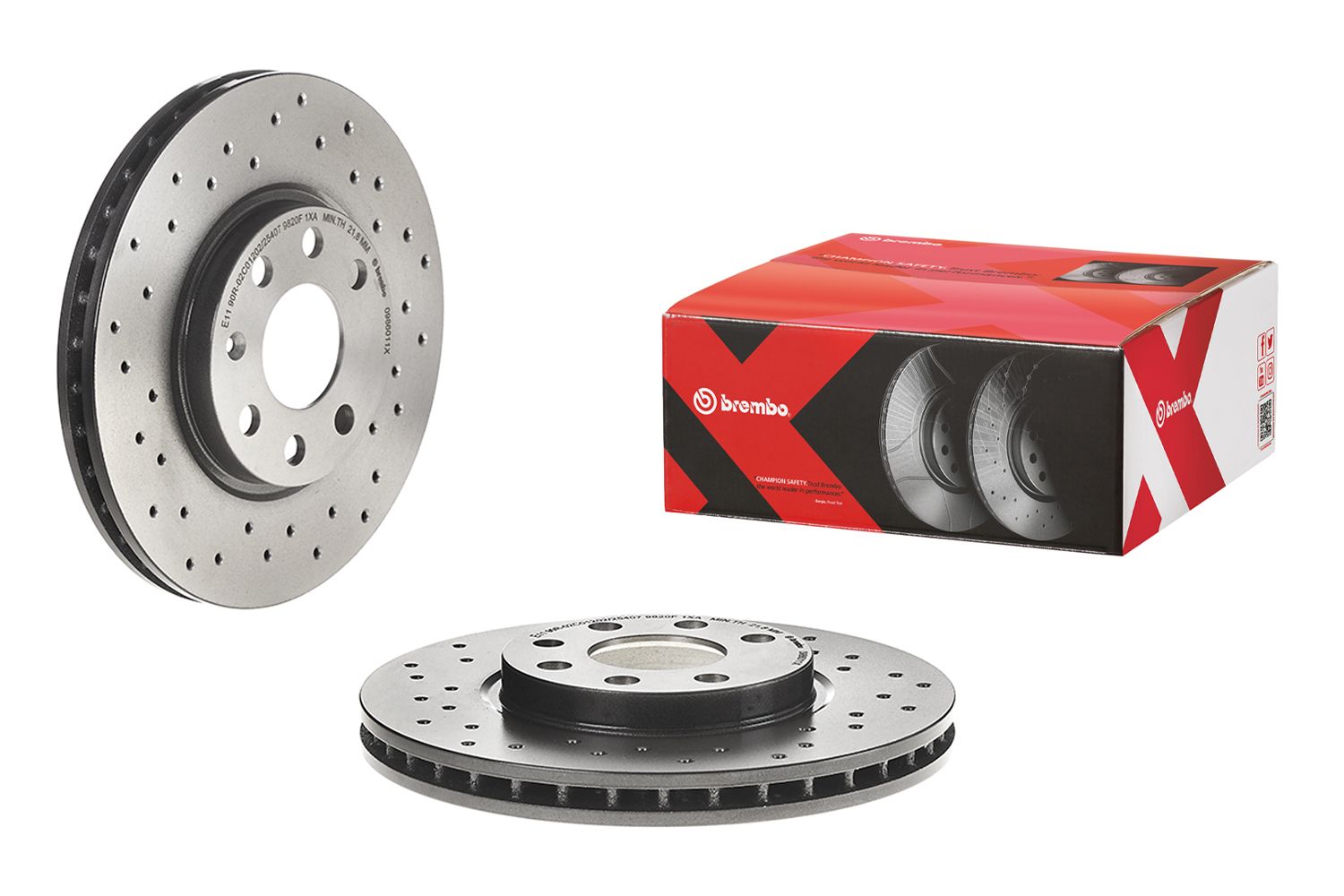 Opel Fren Diski Ön Xtra Opel | 2 Adet Takım - BREMBO 09.8601.1X