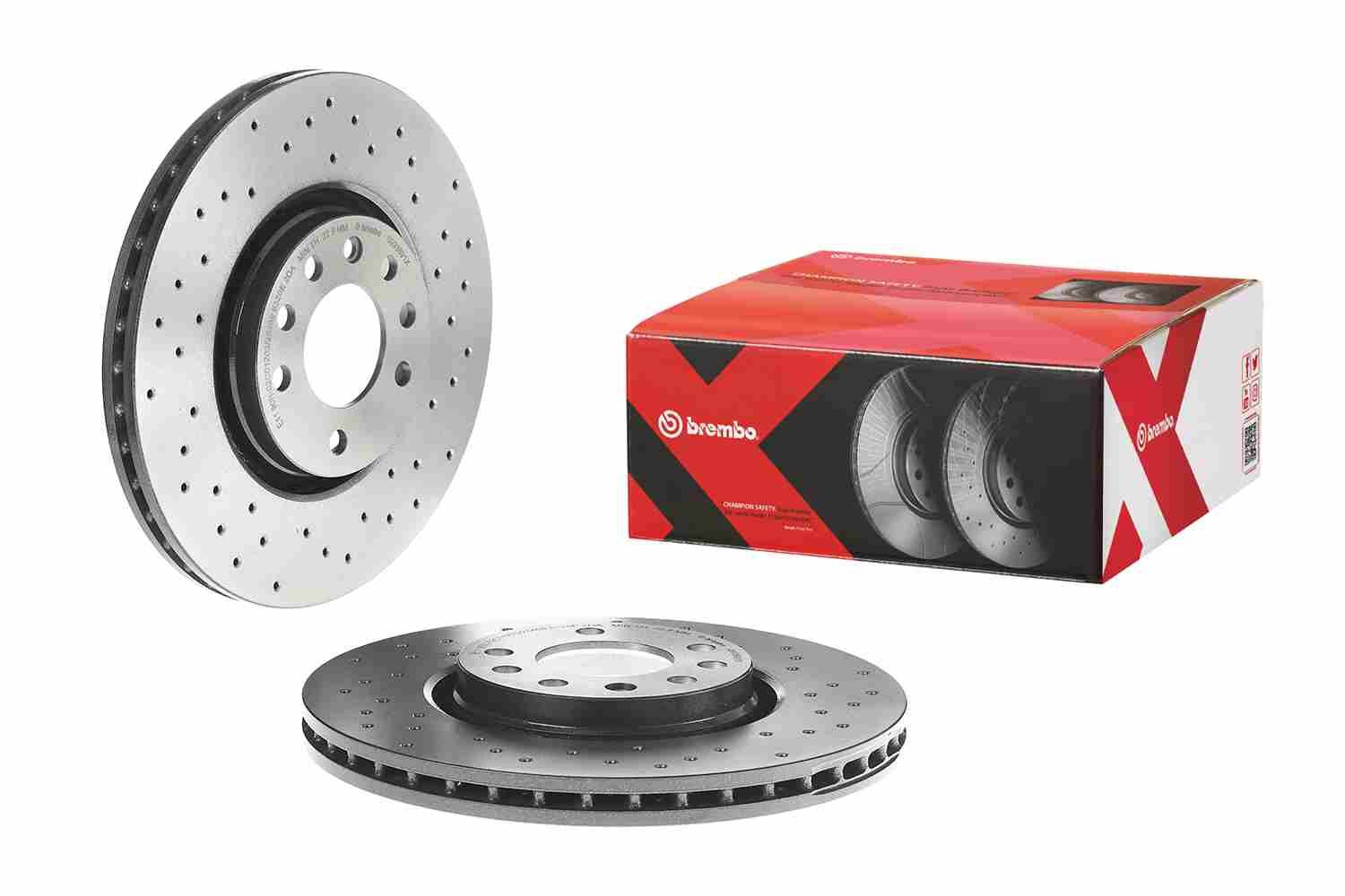 Opel Fren Diski Ön Xtra Opel | 2 Adet Takım - BREMBO 09.9369.1X
