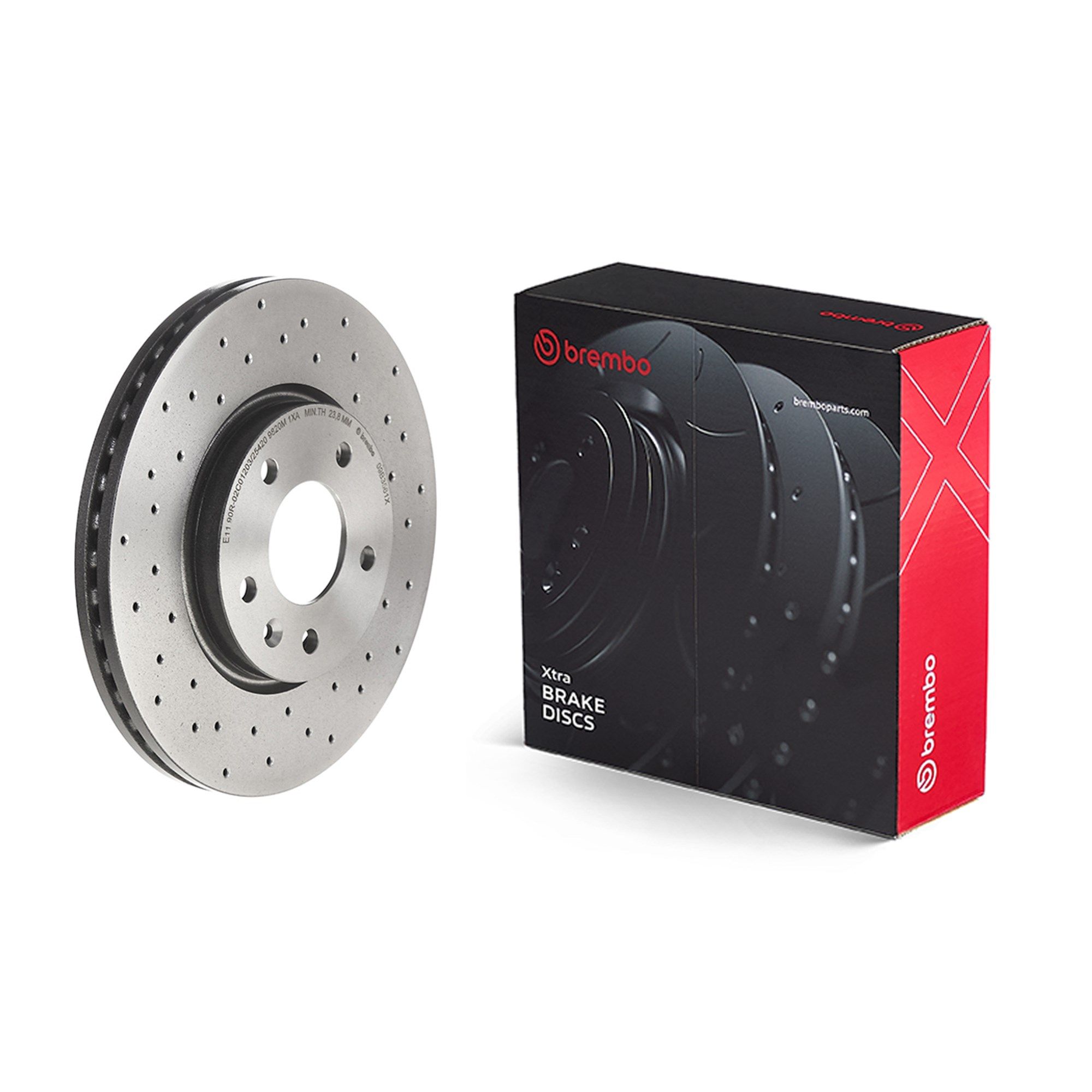 Opel Fren Diski Ön Xtra Chevrolet | 2 Adet Takım - BREMBO 09.B356.1X