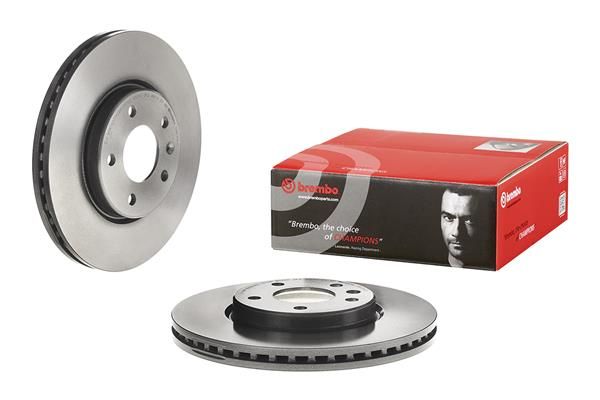 Opel Fren Diski Ön UV Coated Opel | 2 Adet Takım - BREMBO 09.B356.31