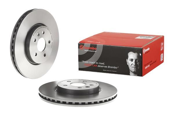 Opel Fren Diski Ön UV Coated Opel | 2 Adet Takım - BREMBO 09.D392.11