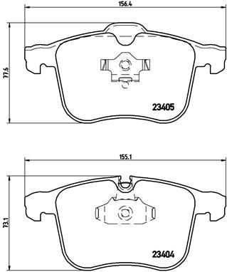 Opel Fren Balatası Ön Low-Met Opel - BREMBO P59049