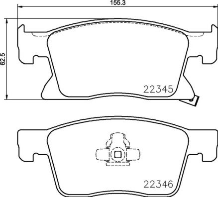 Opel Fren Balatası Ön Low-Met Chevrolet - BREMBO P59091