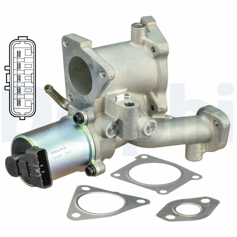 Opel EGR Valfi (Opel: Astra H 1.7Cdtı) - DELPHI EG10460-12B1