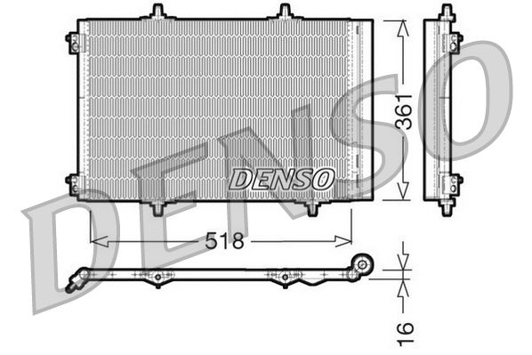 Opel Klima Radyatörü Crossland X - DENSO DCN07013