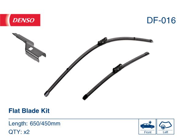 Volkswagen Silecek Süpürgesi Ön Takım Fiyat (Muz Tip 650×450) VW Golf7-A3-Passat - DENSO DF-016
