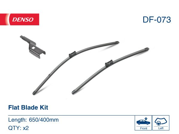 Opel Silecek Seti 650-450 mm Seat: Leon 13-Ibiza 17-BMW: X1 13-Opel: Crossland 17-Citroen: C3 17 - - DENSO DF-073
