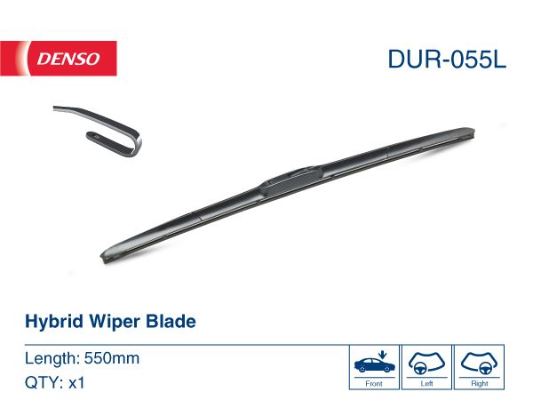 Opel Silecek Süpürgesı Ön Sol 550 mm-Hibrid - DENSO DUR-055L
