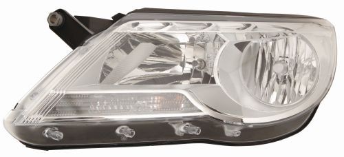 Volkswagen (Aydınlatma) / Ön Far Sol Motorlu Volkswagen Tiguan 07-08 - DEPO 441-11C1LMLD-EM