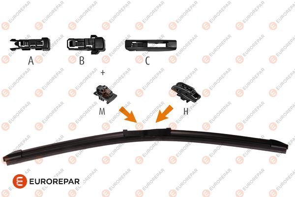 Opel Psa / Erp Sağ Silecek Süpürgesi 450 mm | 1 Adet - EUROREPAR 1635454480