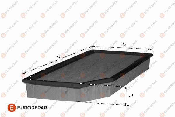 Volkswagen Psa / Erp Hava Filtresi Audi Tt 2.0 TFSI Volkswagen Golf V Gtı 2.0 - EUROREPAR 1682270280