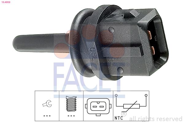 Opel Hava Isı Sensörü Fiat Brava Marea Astra Vectra 2.0 - FACET 10.4003