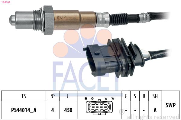 Opel Oksijen Sensörü 1 Konum Opel Corsa D Astra J Mokka Insignia A Meriva B A14net A14xer - FACET 108362