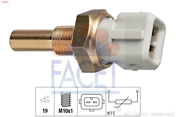 Volkswagen Hararet Müşürü Caddy II 83 > 92 Jetta 86 > 92 Passat 82 > 97 A6 95 > 97 - FACET 7.3171