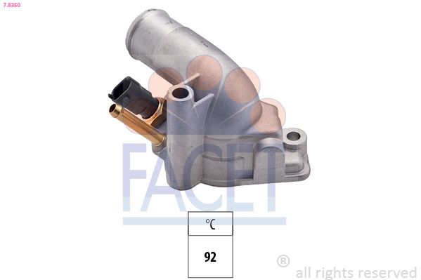 Opel Termostat 92° Astra G Astra H Corsa C Meriva A Sıgnum Tigra B Vectra C Zafira A Z18xe Z18xel X18xel - FACET 7.8350