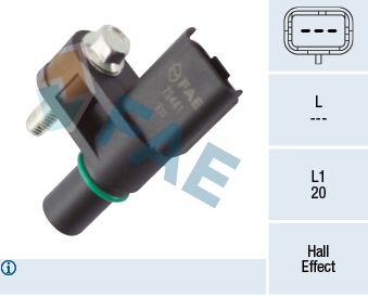 Opel Eksantrik Mil Sensörü 108-2008-208-3008 I-II-301-308 II-5008-I-II-Partner-Berlingo-C1-C3 II-III-C4 - FAE 79441