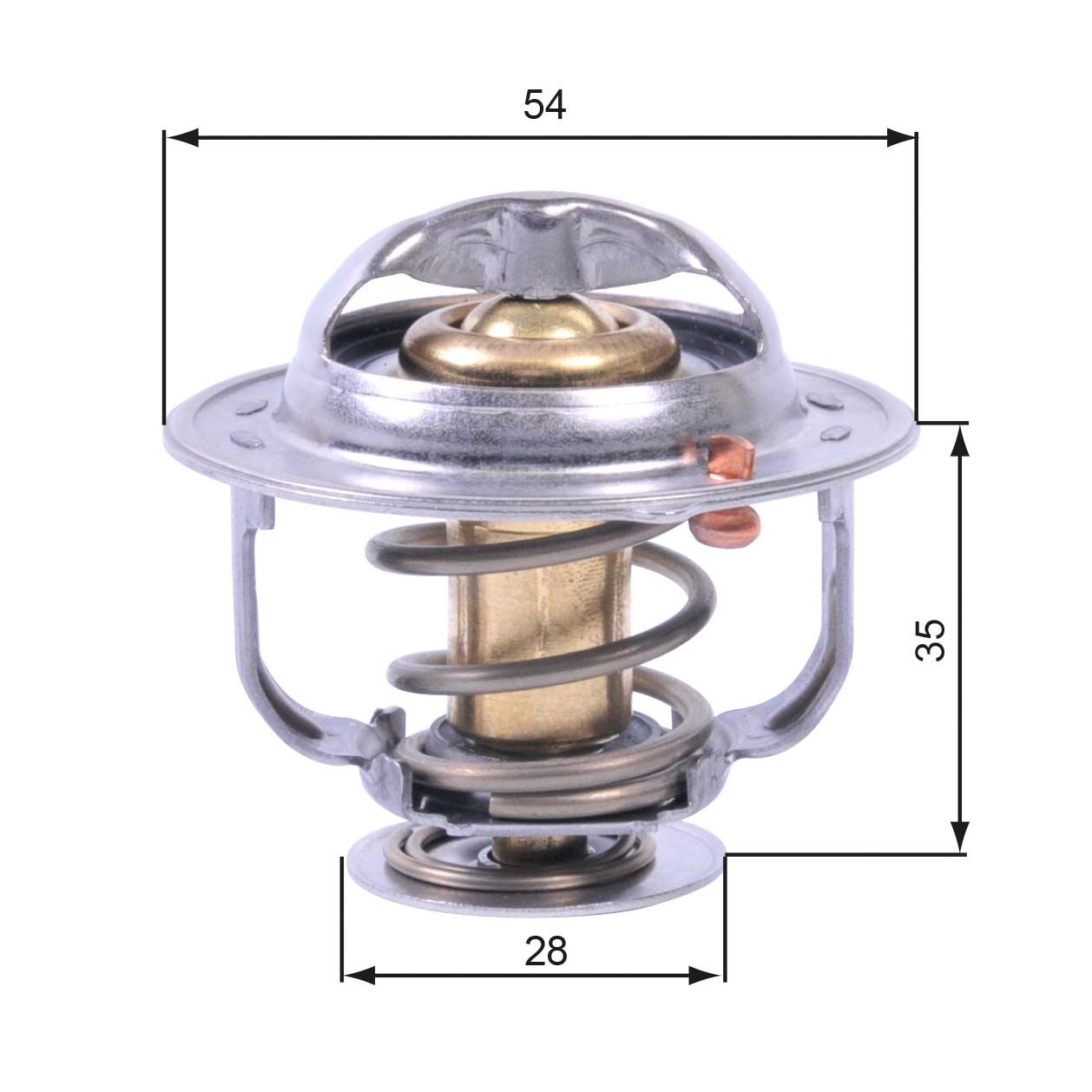 Opel Termostat Opel Antara / Chev.Captiva / Cruze Z20dm - GATES TH43880G1