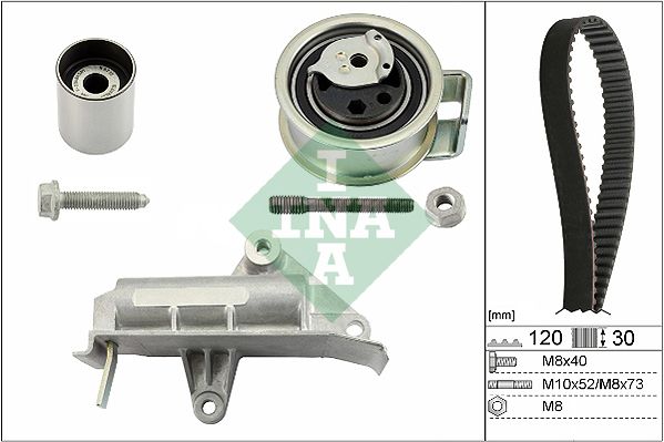 Volkswagen Triger Seti A6 00 > 05 Golf IV 98 > 01 Bora 98 > 02 Passat 98 > 00 1.9 TDI Ajm Auy Atj 1Z Ahu Anu - INA 530017710