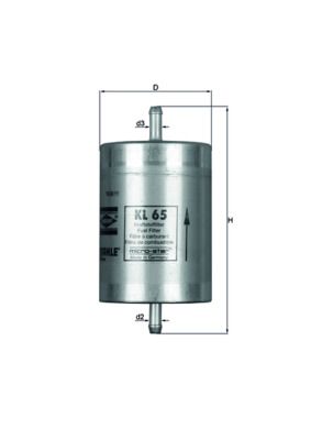 Volkswagen Benzin Filtresi - MAHLE KL 65