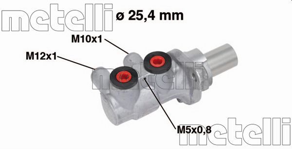 Opel Metellı / Fren Ana Merkez Opel Astra H 04 > (Esp Hariç) - METELLİ 05-0717