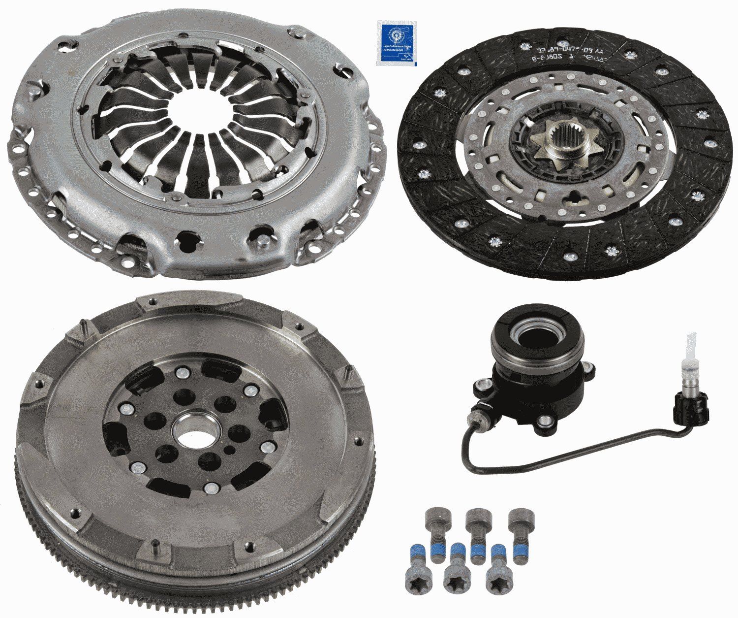 Opel Volant + Debriyaj Seti + Rulman Opel Astra J / Insignia A / Mokka 12 > A14net - SACHS 2290 601 090