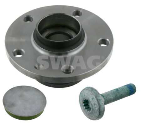 Volkswagen VW Porya Arka Rulmanlı Komple Caddy 3 03-/ Golf 5 / Jetta / Passat 1T0598611 - SWAG 32923320