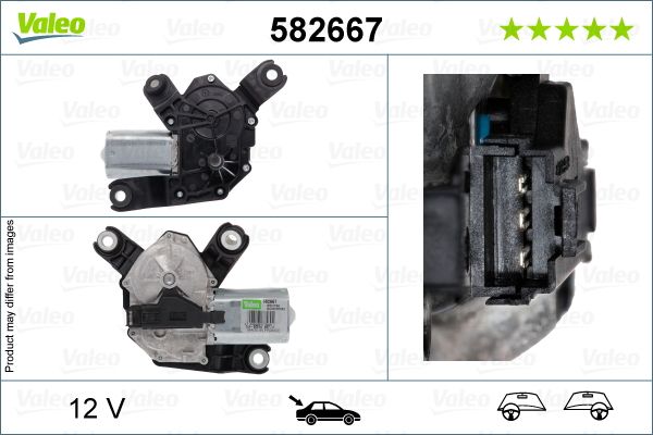 Opel Silecek Motoru Arka 15-Astra.K-Insignia - VALEO 582667