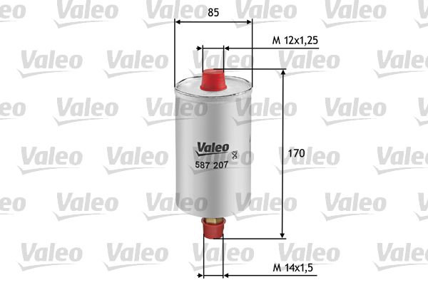 Volkswagen Yakıt Filtresi (Benzin) (Audi 80 1.8) - VALEO 587207