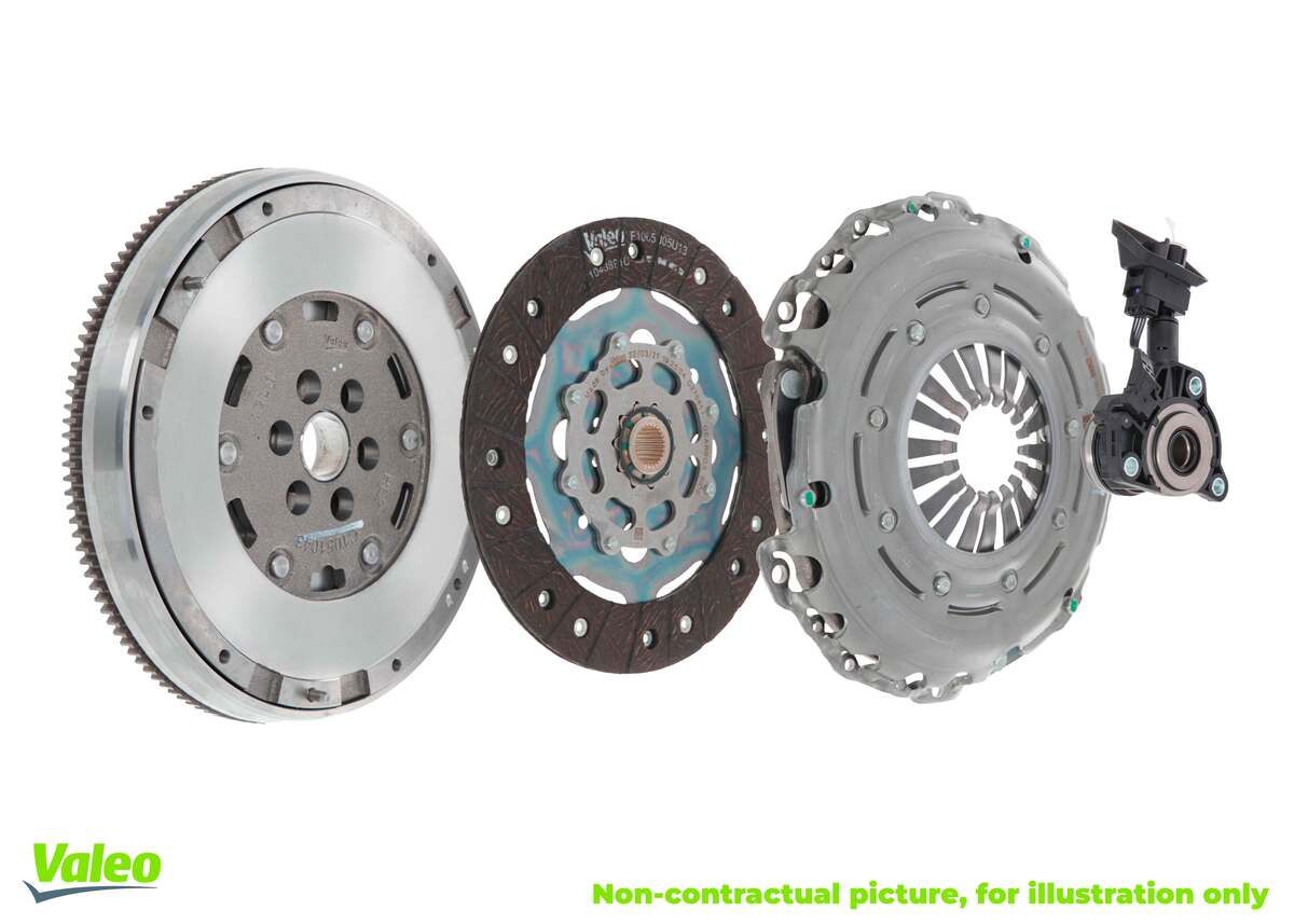Volkswagen Volan + Debriyaj + Rulman 04-Golf.V-Jetta-Passat-Caddy-Touran 2.0Tdi - VALEO 837597