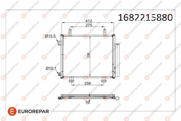 Opel Radyatör - EUROREPAR 1682215880