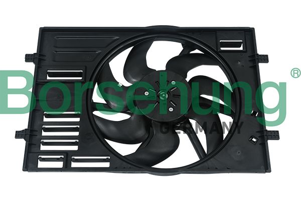 Volkswagen Fan Motoru (Komple) Davlumbazlı Golf7-A3-Leon-Octavia 2013 > 450 W - BORSEHUNG B17918