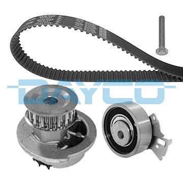 Opel Triger Seti + Devirdaim (Opel 1.4 1.6 Astra F G Combo 94-01 Corsa A B Vectra A B) - DAYCO KTBWP2210