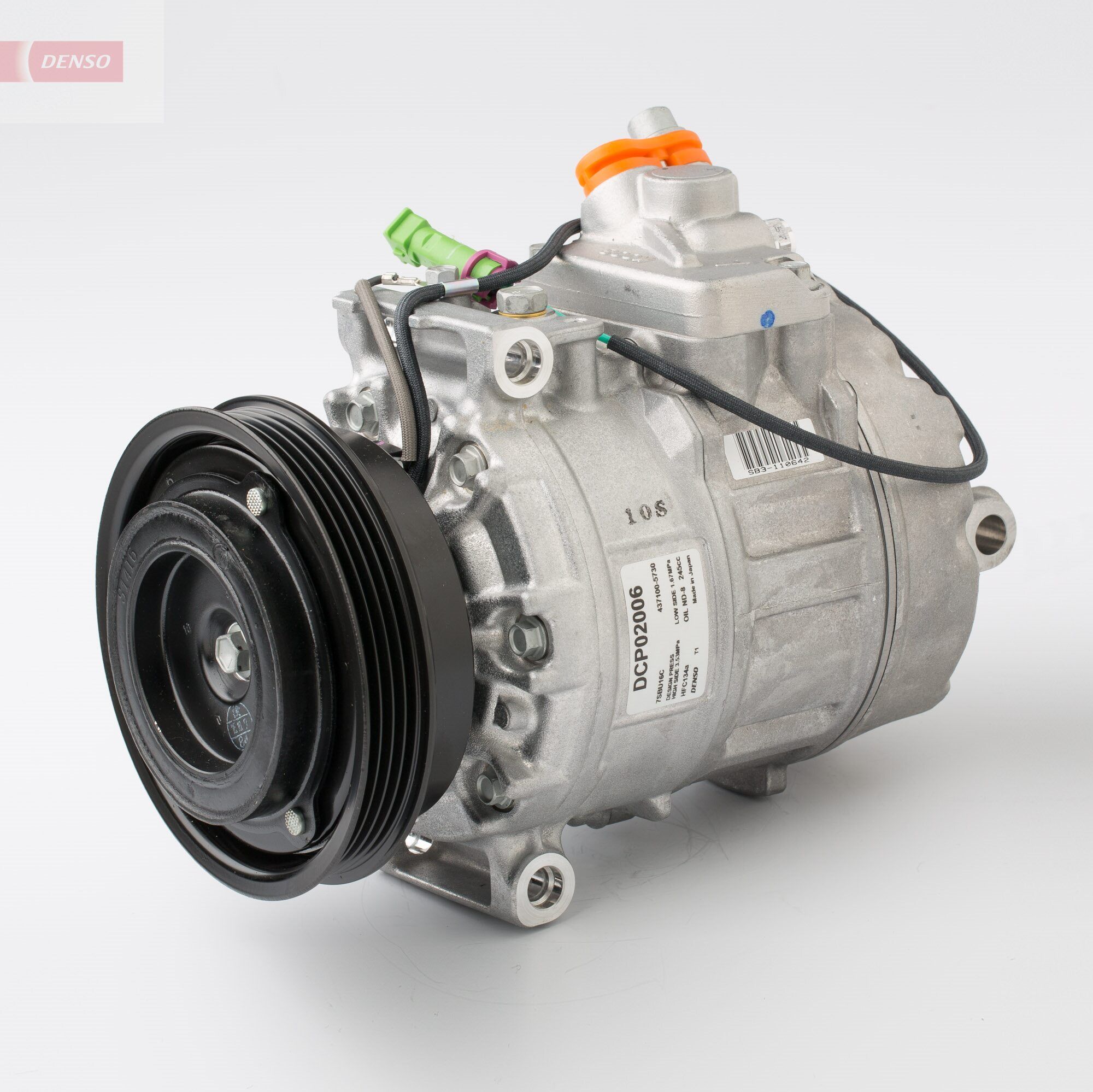 Volkswagen Klima Kompresörü Audi A4 1.6 / 1.8 T A6 1,8T / 1.9 TDI / 4,2 Quattro VW Passat 1.6 / 1,9Tdı - DENSO DCP02006