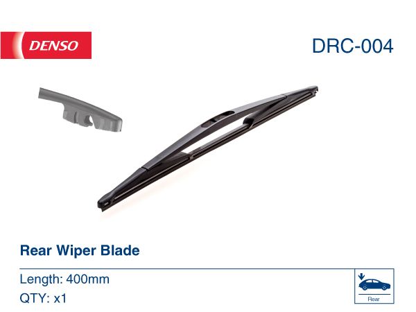 Opel Silecek Süpürgesi Arka 400 mm 91=-98 Clio I Opel: Astra G 00-05 - DENSO DRC-004