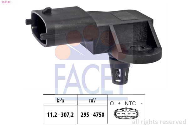 Opel Hava Basınç Sensörü Opel Antara 2.0 Chevrolet Captiva 2.0 - FACET 10.3152