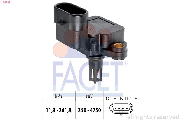 Opel Hava Basınç Sensörü - FACET 10.3245