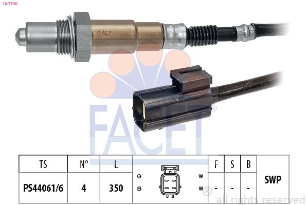 Opel Oksijen Sensörü - FACET 10.7196